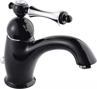 Однорычажный смеситель для раковины, чёрный матовый Cezares MARGOT-LSM1-NOP